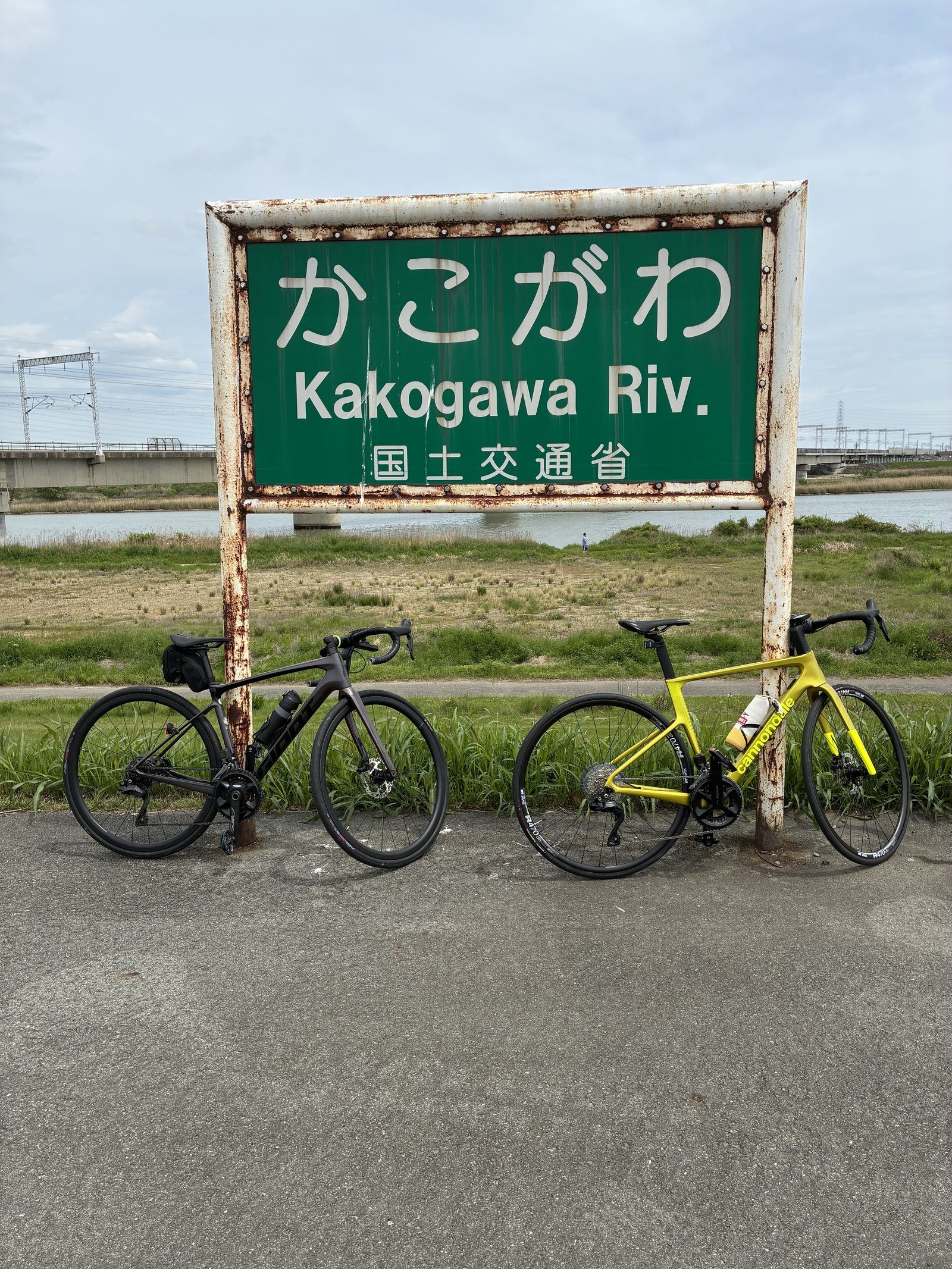 サイコンの設定をしてもらう。